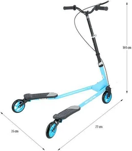 Nils Extreme FL145 BLUE FLIKER HULAJNOGA - Hulajnogi - miniaturka - grafika 4