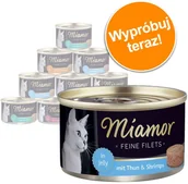 Mokra karma dla kotów - Miamor Pakiet próbny Feine Filets 12 x 100 g Pakiet mieszany - miniaturka - grafika 1