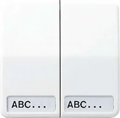 Wyłączniki światła i elektryczne - Jung cd595 naww przełącznik kołyskowy zapewnia przełącznik dwugrupowy na CD595NAWW - miniaturka - grafika 1