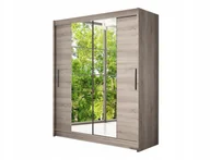 Szafy - Szafa przesuwna Pesto II - garderoba do Sypialni - miniaturka - grafika 1