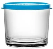 Pojemniki kuchenne - Bormioli Rocco Pojemnik do żywności Frigoverre Basic Alta 10 cm Sklep dystrybutora + wysyłamy w 24 h - miniaturka - grafika 1