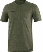 Koszulki sportowe męskie - JAKO JAKO męski T-shirt Premium Basics T-shirt zielony Khaki Meliert 3XL 6129 - miniaturka - grafika 1