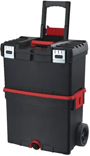 KETER Walizka na narzędzia na kółkach 17181812) Czarny/Czerwony - Pozostałe wyposażenie warsztatu - miniaturka - grafika 2