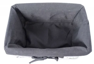 Lumarko Lumarko Koszyk wiklinowy 30x20x15 cm - biało-szary KOSZYK 30X20X15 B-SZ  Goc - Kosze wiklinowe - miniaturka - grafika 5