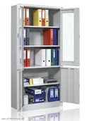 Szafy biurowe - KART-MAP Szafa metalowa biurowa BU-W/3 - miniaturka - grafika 1