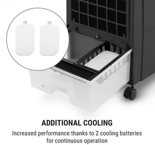 OneConcept OneConcept CTR-1 schładzacz powietrza 4-w-1 klimatyzator przenośny 65 W czarny ACO-CTR-1 Schwarz - Klimatory - miniaturka - grafika 6
