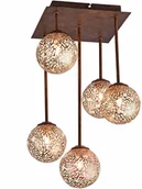 Lampy sufitowe - Paul Neuhaus Oświetlenie GRETA Lampa Sufitowa Rudy, 5-punktowe 6234-48 - miniaturka - grafika 1