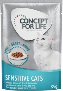 Concept for Life Concept for Life Sensitive Cats w sosie - 12 x 85 g - Mokra karma dla kotów - miniaturka - grafika 4
