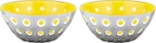 Miski i półmiski - Guzzini Miseczki na przekąski Le Murrine 12,5 cm szaro-żółte 2 szt. 279412141 - miniaturka - grafika 1
