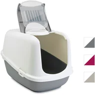 Kuwety dla kotów - Savic Nestor Jumbo kuweta dla kota - Bluestone (szaro-niebieski)-biała - miniaturka - grafika 1