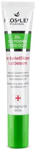 Flos-Lek Floslek Pharma Żel ze świetlikiem i aloesem do powiek i pod oczy w tubce 15ml 17360 - Kosmetyki pod oczy - miniaturka - grafika 2