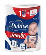 Ręczniki papierowe - Deluxe Jumbo Ręcznik Papierowy 300 Listków Niemcy - miniaturka - grafika 1