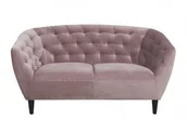 Sofy i kanapy - Actona Sofa Ria 150 cm brudny róż 72637 - miniaturka - grafika 1