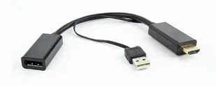Gembird Adapter HDMI do Display Port czarny DSC-HDMI-DP - Adaptery i przejściówki - miniaturka - grafika 4