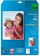 Papier do drukarek - Sigel SIGEL IP675 papier fotograficzny atramentowy, błyszczący, 190 g/m, A4, 20 arkuszy IP675 - miniaturka - grafika 1