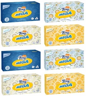 Foxy CHUSTECZKA KOSMETYCZNA MEGA 200 SZT PL42412 - Chusteczki higieniczne - miniaturka - grafika 2