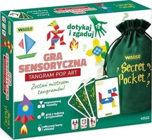 Play&Fun Secret Pocket Tangram Pop Art Nowa - Poradniki hobbystyczne - miniaturka - grafika 2