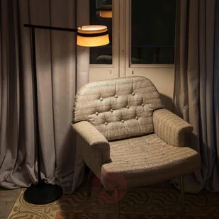 Faro Lorefar Lampa stojąca LED Loop ze ściemniaczem i kloszem - Lampy stojące - miniaturka - grafika 2