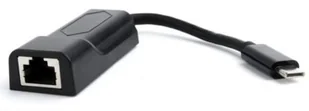 Gembird Adapter USB Typ-C do LAN Gigabit czarny AIGEMA000000010 - Adaptery i przejściówki - miniaturka - grafika 3