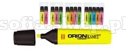 Kamet Zakreślacz ORION fluorescencyjny ŻÓŁTY - Zakreślacze - miniaturka - grafika 2