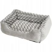 Legowiska dla kotów - Poduszka Dla Psa Kota Legowisko 56 x 44 cm szare - miniaturka - grafika 1