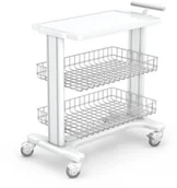 Meble i wyposażenie gabinetów medycznych - Ztm Tech-med MB-3 H-09 wózek oddziałowy szpitalny H-09 (H-03-B2K-ABS_-0000) - miniaturka - grafika 1