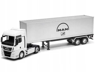 Model Tir Man Tgx Z Naczepą Metal Welly 1:32 - Samochody i pojazdy dla dzieci - miniaturka - grafika 3