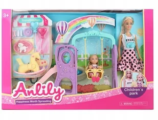 Lalka Anlily z córką Plac Zabaw Toys4all - Lalki dla dziewczynek - miniaturka - grafika 2