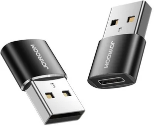 JOYROOM Adapter USB typ A USB typ C JOYROOM S-H152 2szt Czarny - Adaptery i przejściówki - miniaturka - grafika 3