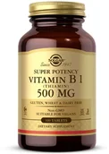 Witaminy i minerały dla sportowców - SOLGAR SOLGAR Super Potency Vitamin B1 (Thiamin) 500mg 100tabs - miniaturka - grafika 1
