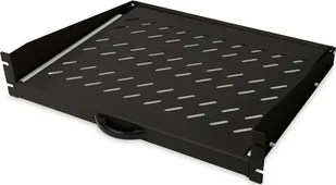 Digitus wysuwana półka do szafek 19", 2HE, mocowanie tylko z przodu, nośność 30 kg, od 450 mm głębokości szafy, czarna DN-19-TRAY-2-450-SW - Akcesoria do serwerów - miniaturka - grafika 2