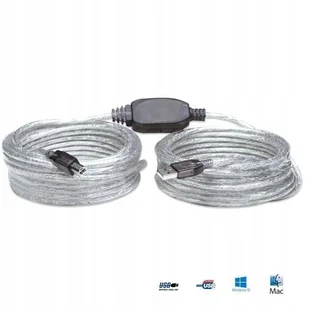 Manhattan Kabel USB - USB aktywny 11 m 510424 - Kable USB - miniaturka - grafika 5
