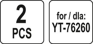 Yato NOŻE DO STRUGA DO PŁYT GK,YT-76260 YT-76261 - Nożyce i noże - miniaturka - grafika 3