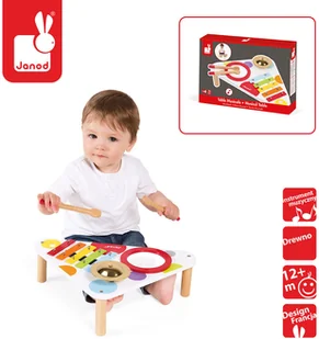 Janod stolik muzyczny Confetti - Instrumenty muzyczne dla dzieci - miniaturka - grafika 3