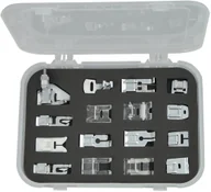 Akcesoria i części do maszyn do szycia - Łucznik Zestaw 16 Stopek Singer Juki Inne +pudełko - miniaturka - grafika 1