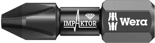 WERA zestaw 10szt. końcówek udarowych Impaktor 1/4" z adapterem magnetycznym, Bit-Check 10 Impaktor 1, WERA [05057680001] 05057680001 - Nasadki do elektronarzędzi - miniaturka - grafika 3