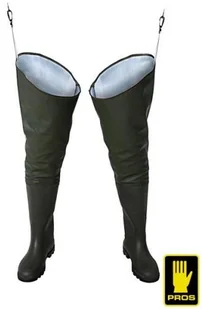 Pros Wodery Wadery Zielone Polskie z Gwarancją 45 - Inne akcesoria dla wędkarzy - miniaturka - grafika 2