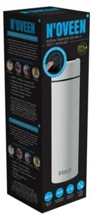 N'oveen Noveen Butelka termiczna LED NOVEEN TB2311 White Mat 480 ml biała ADN5DKIN0150 - Butelki termiczne - miniaturka - grafika 2