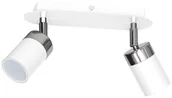 Lampy sufitowe - Decoland Oświetlenie punktowe JOKER 2xGU10/40W/230V biały - miniaturka - grafika 1