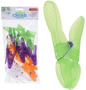 EH Excellent Houseware EXCELLENT HOUSEWARE KLAMERKI DO PRANIA 32 SZT TWORZYWO SZTUCZNE WK1100050 - Akcesoria i części do pralek i suszarek - miniaturka - grafika 2