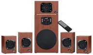 Głośniki i kolumny - Genius SW HF 5.1 4600 v2 Brązowy, Drewno - miniaturka - grafika 1