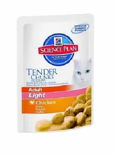 Hills Science Plan Hills Feline Adult Light Chicken Saszetka 85G - Mokra karma dla kotów - miniaturka - grafika 2