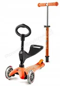 Hulajnogi - Jeździk i hulajnoga Mini Micro 3in1 Deluxe Orange - miniaturka - grafika 1