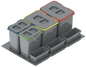 Kosze na śmieci - Rejs Kosz na śmieci PRAKTIKO 2X20 2X9 L - miniaturka - grafika 1