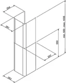 Akcesoria i części do okapów - Smeg Komin KITCMNFABCR 661 117 112 - miniaturka - grafika 1