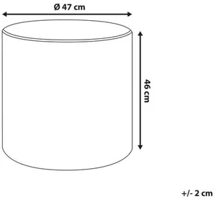 Beliani Puf welurowy  47 cm zielony LOVETT - Pufy i podnóżki - miniaturka - grafika 5