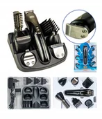 Maszynki do golenia i wkłady - Bezprzewodowa maszynka do strzyżenia golenia 10 el - miniaturka - grafika 1