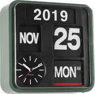 Zegary - Karlsson Zegar ścienny Mini Flip zielony KA5364GR - miniaturka - grafika 1