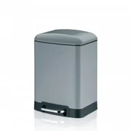 Kosze na śmieci - Kela Davino - kosz otwierany pedałem, 6,0 l, szary, KE-22997 - miniaturka - grafika 1