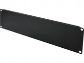 Szafy rack - Panel Maskujący 19 Cali 2U Czarny - miniaturka - grafika 1